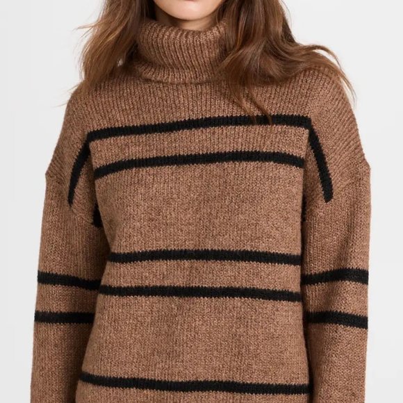 Line & Dot - Veronica Sweater (Brown, Size L) - Picture 3 of 7